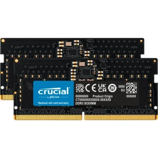 Crucial CT2K8G48C40S5 16 GB - 2 x 8GB, DDR5 262-pin SODIMM, 4800MT/s, CL40, Black color