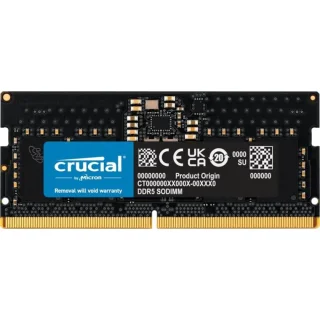Crucial CT8G56C46S5 8 GB - 1 x 8GB, DDR5 262-pin SODIMM, 5600MT/s, CL46, Black color