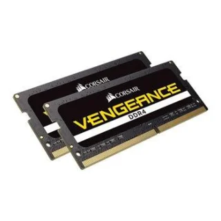 Corsair Vengeance Performance 32 GB - 2 x 16GB, DDR4 260-pin SODIMM, 2666MT/s, CL18, Black / Yellow color