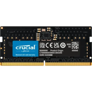 Crucial CT8G48C40S5 8 GB - 1 x 8GB, DDR5 262-pin SODIMM, 4800MT/s, CL40, Black color