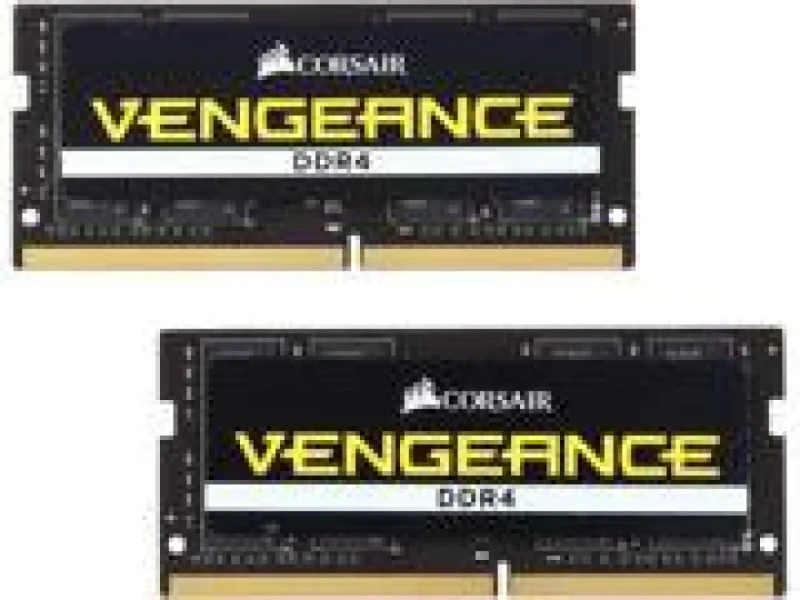 Corsair Vengeance Performance 16 GB - 2 x 8GB, DDR4 260-pin SODIMM, 2666MT/s, CL18, Black / Yellow color - Featured Image