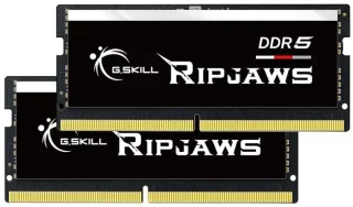 G.Skill Ripjaws 32 GB - 2 x 16GB, DDR5 262-pin SODIMM, 5200MT/s, CL38, Black color