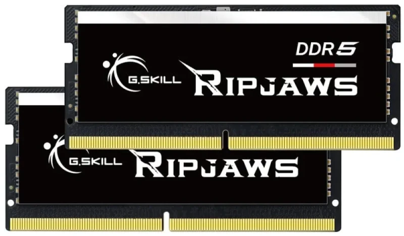 G.Skill Ripjaws 32 GB - 2 x 16GB, DDR5 262-pin SODIMM, 5200MT/s, CL38, Black color - Featured Image