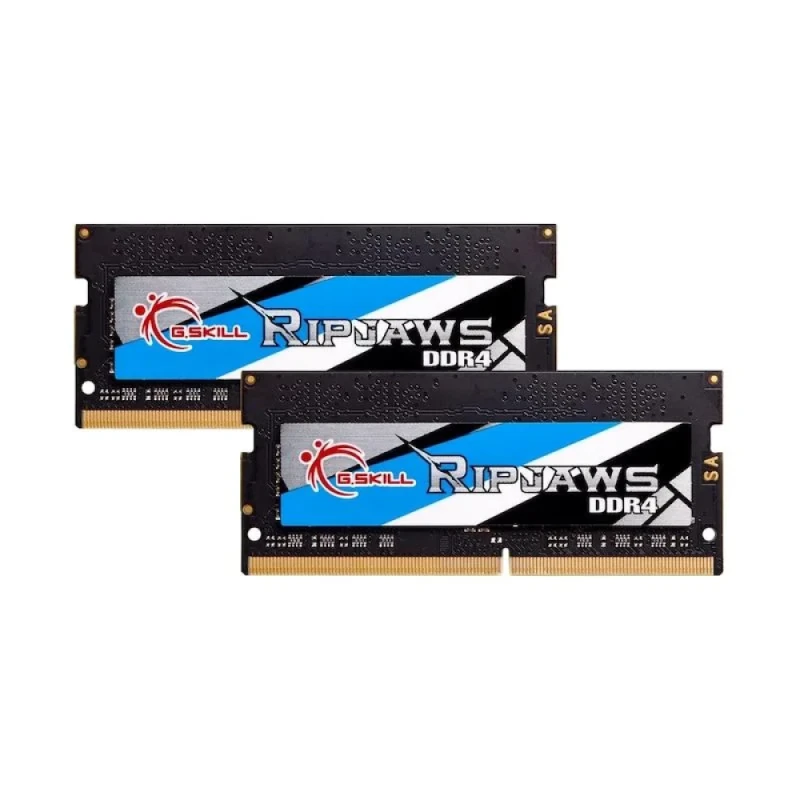 G.Skill Ripjaws 16 GB - 2 x 8GB, DDR4 260-pin SODIMM, 3200MT/s, CL22, Black / Blue color - Featured Image