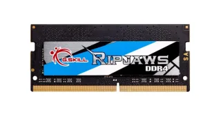 G.Skill Ripjaws 8 GB - 1 x 8GB, DDR4 260-pin SODIMM, 3200MT/s, CL22, Black / Blue color