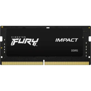 Kingston FURY Impact 8 GB - 1 x 8GB, DDR5 262-pin SODIMM, 4800MT/s, CL38, Black color