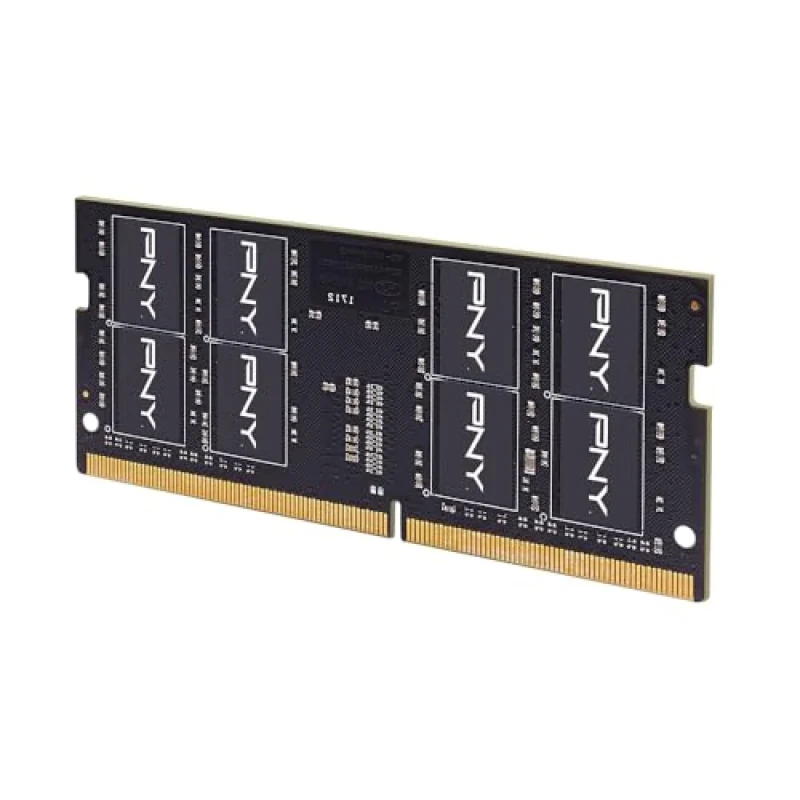 PNY MN16GSD43200-TB 16 GB - 1 x 16GB, DDR4 260-pin SODIMM, 3200MT/s, CL22, Black color - Featured Image