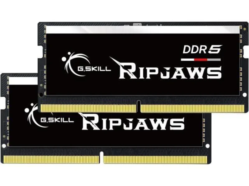 G.Skill Ripjaws 32 GB - 2 x 16GB, DDR5 262-pin SODIMM, 5600MT/s, CL40, Black / White color - Featured Image