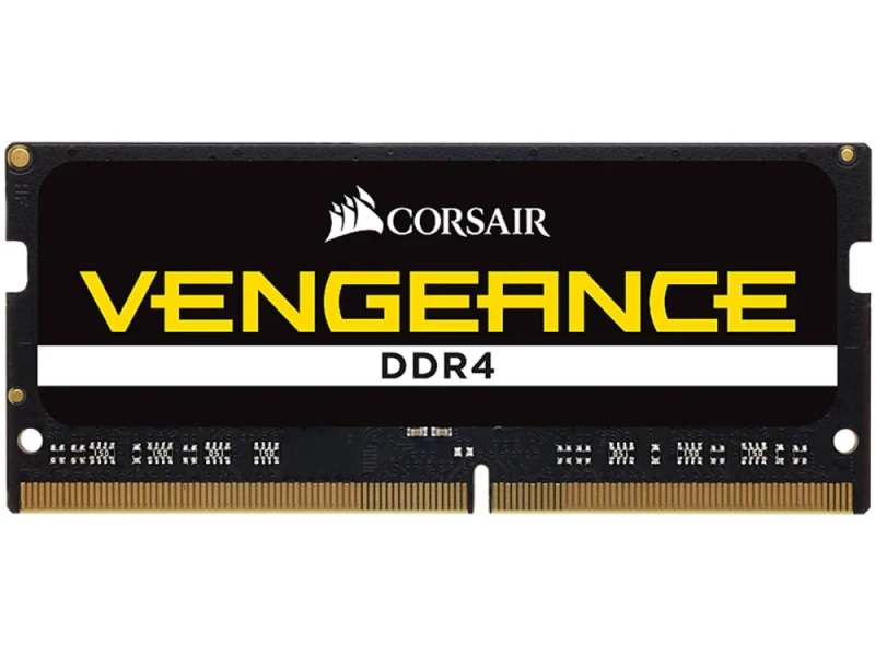 Corsair Vengeance Performance 16 GB - 1 x 16GB, DDR4 260-pin SODIMM, 2666MT/s, CL18, Black / Yellow color - Featured Image