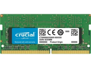 Crucial CT16G4SFD8266 16 GB - 1 x 16GB, DDR4 260-pin SODIMM, 2666MT/s, CL19, Green / Black color