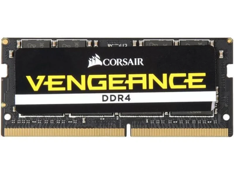 Corsair Vengeance Performance 16 GB - 1 x 16GB, DDR4 260-pin SODIMM, 2400MT/s, CL16, Black / Yellow color - Featured Image