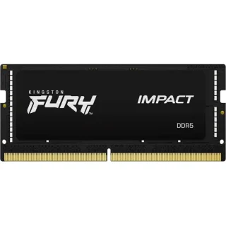 Kingston FURY Impact 32 GB - 1 x 32GB, DDR5 262-pin SODIMM, 4800MT/s, CL38, Black color