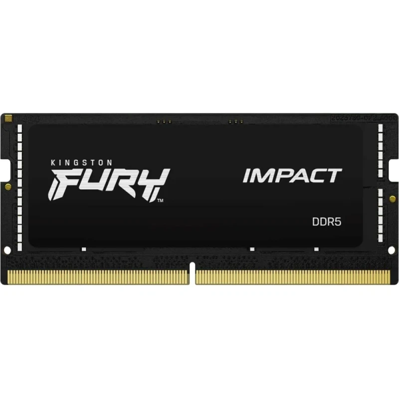 Kingston FURY Impact 32 GB - 1 x 32GB, DDR5 262-pin SODIMM, 4800MT/s, CL38, Black color - Featured Image