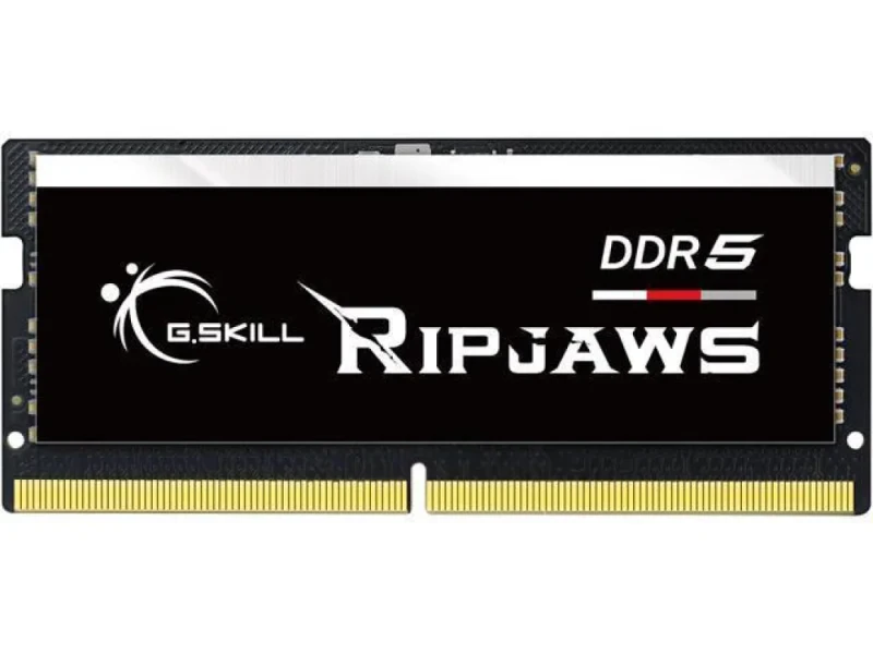 G.Skill Ripjaws 32 GB - 1 x 32GB, DDR5 262-pin SODIMM, 5600MT/s, CL40, Black color - Featured Image
