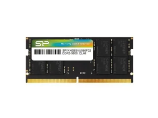 Silicon Power SP024GBSVU560P02 24 GB - 1 x 24GB, DDR5 262-pin SODIMM, 5600MT/s, CL46, Black color