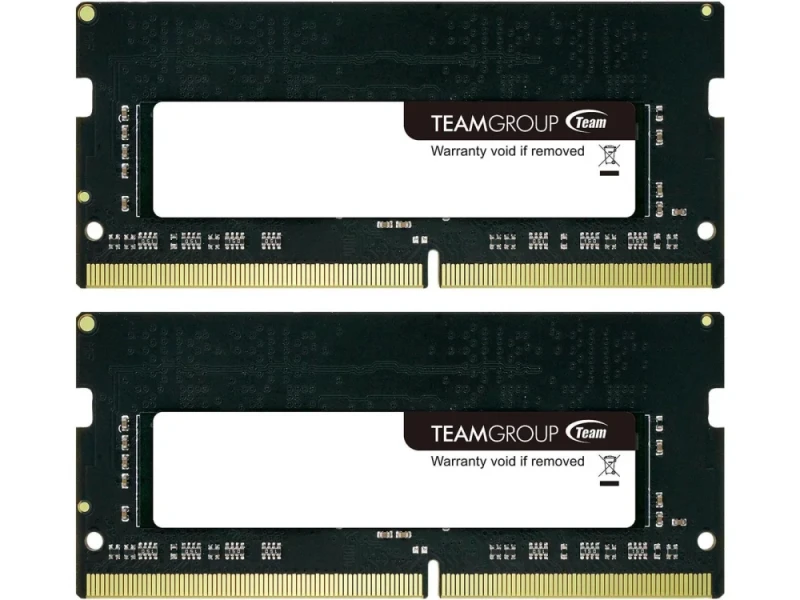 TEAMGROUP Elite 16 GB - 2 x 8GB, DDR4 260-pin SODIMM, 2666MT/s, CL19, Black color - Featured Image