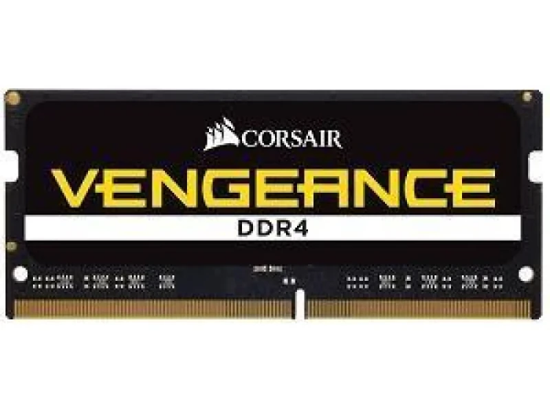 Corsair Vengeance Performance 8 GB - 1 x 8GB, DDR4 260-pin SODIMM, 2400MT/s, CL16, Black / Yellow color - Featured Image