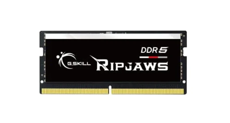 G.Skill Ripjaws 32 GB - 1 x 32GB, DDR5 262-pin SODIMM, 4800MT/s, CL40, Black color - Featured Image