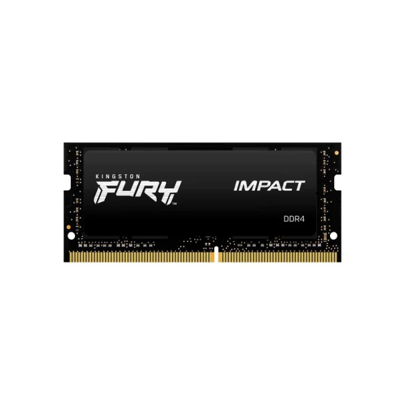 Kingston FURY Impact 32 GB - 1 x 32GB, DDR4 260-pin SODIMM, 3200MT/s, CL20, Black color - Featured Image