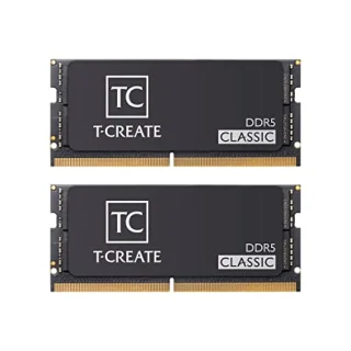 TEAMGROUP T-Create Classic 32 GB - 2 x 16GB, DDR5 262-pin SODIMM, 5600MT/s, CL46, Black color
