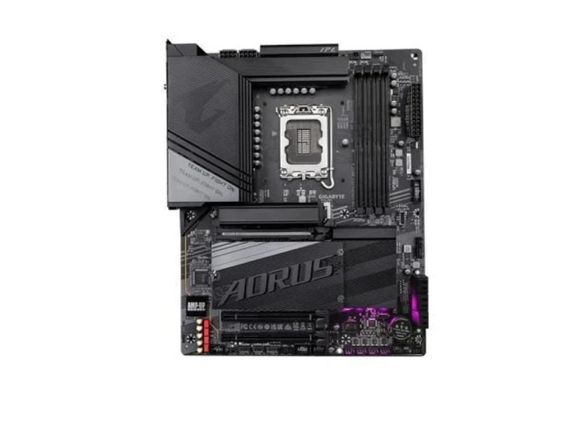 Gigabyte Z790 AORUS ELITE X WIFI7 ATX Motherboard – Intel Z790 Chipset, LGA1700 Socket for 14th/13th Gen Core CPUs, Dual-Channel DDR5 (Up to 8266 MHz OC), 4x PCIe 4.0 M.2 Slots, PCIe 5.0 x16, Wi-Fi 7 (802.11be) + Bluetooth 5.3, 2.5 GbE LAN, HDMI & DisplayPort, USB 3.2 Gen2/Gen2x2 & USB-C Connectivity, Realtek ALC1220-VB 7.1 Audio - Featured Image