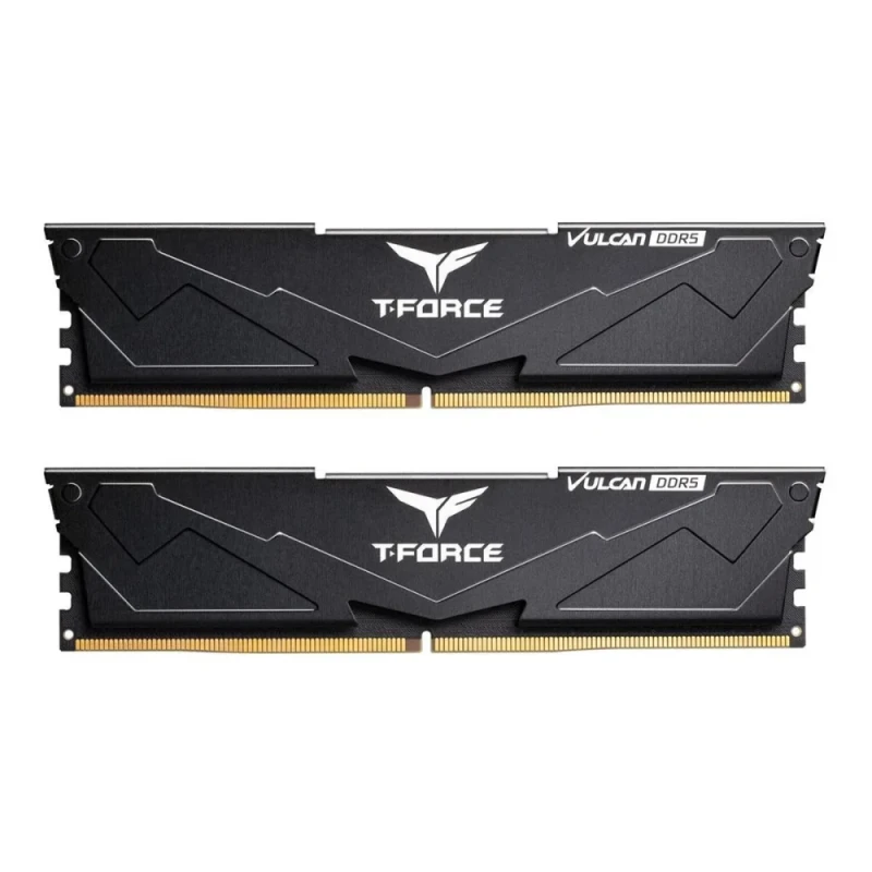 TEAMGROUP T-Force Vulcan 16 GB - 2 x 8GB, DDR5 288-pin DIMM, 5200MT/s, CL40, Black color - Featured Image