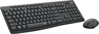 Logitech MK295 SILENT - Switch Type StyleStandard Mouse, BacklitNone DPI, Connection TypeWired, Wireless color