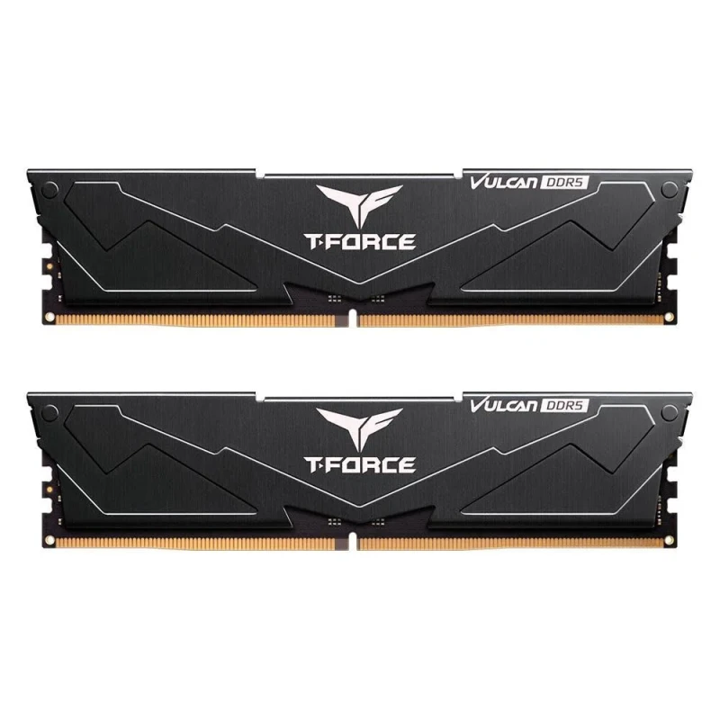 TEAMGROUP T-Force Vulcan 16 GB - 2 x 8GB, DDR5 288-pin DIMM, 6000MT/s, CL38, Black color - Featured Image
