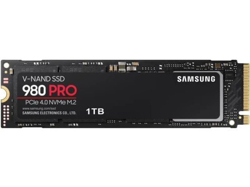 Samsung 980 Pro - 1 TB SSD, M.2 PCIe 4.0 X4, M.2-2280, 1024 MB Cache memory - Featured Image