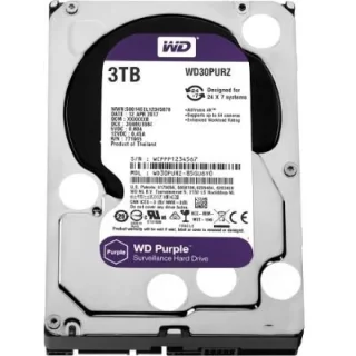 Western Digital Purple - 3 TB 5400 RPM, SATA 6.0 Gb/s, 3.5", 64 MB Cache memory