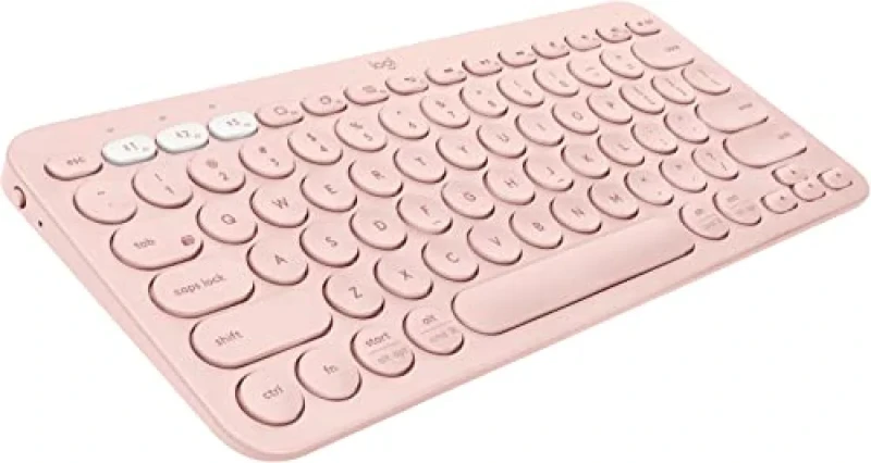 Logitech K380 - Standard Bluetooth Wireless Keyboard, Tenkeyless, Pink Color - Featured Image