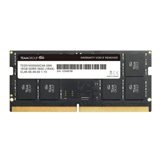 TEAMGROUP Elite 16 GB - 1 x 16GB, DDR5 288-pin DIMM, 5600MT/s, CL46, Black color