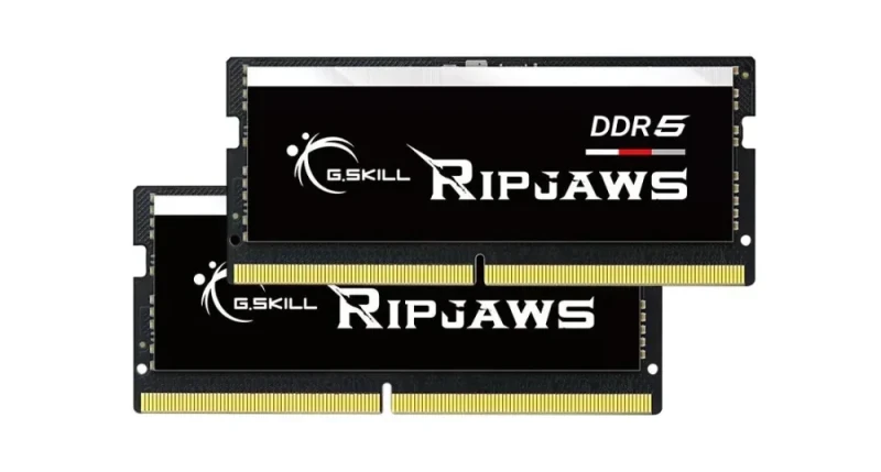 G.Skill Ripjaws 32 GB - 2 x 16GB, DDR5 288-pin DIMM, 5600MT/s, CL46, Black color - Featured Image