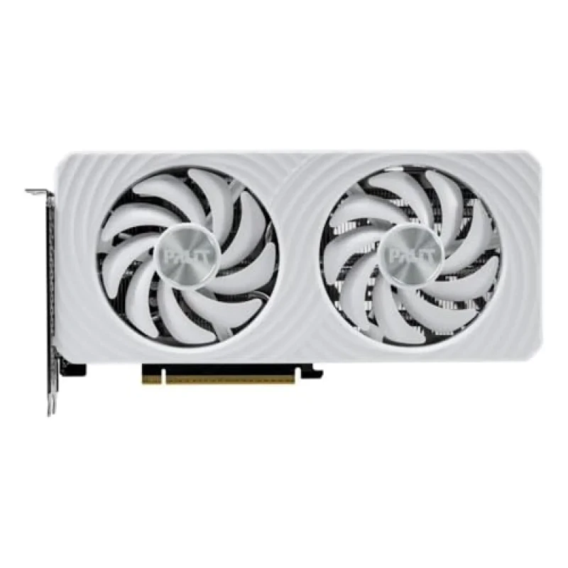 Palit GeForce RTX 5060 Ti White OC 16GB Graphics Card – NVIDIA RTX 5060 Ti, 16GB GDDR7, 4608 CUDA Cores, PCIe 5.0, Dual Fan Cooling, 262mm Length, 1x HDMI 2.1b + 3x DisplayPort 2.1b, 128-bit Memory Bus, DLSS 4, 180W TDP – White - Featured Image