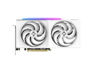 ONIX LUMI OC Intel Arc B580 12GB Graphics Card – Intel Arc B580 GPU, 12GB GDDR6, 192-bit Memory Bus, PCIe 4.0 x8, Dual Fan Cooling, ARGB Lighting, 260mm Length, 3x DisplayPort 2.1 + HDMI 2.1, 2740MHz Boost Clock, 203W Board Power, White/Silver