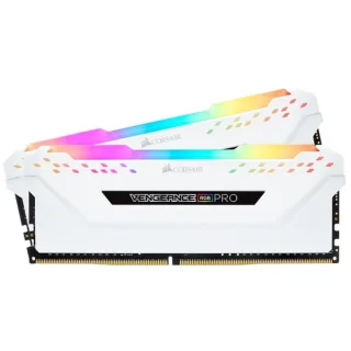 Corsair Vengeance RGB Pro 16 GB - 2 x 8GB, DDR4 288-pin DIMM, 3600MT/s, CL18, White color