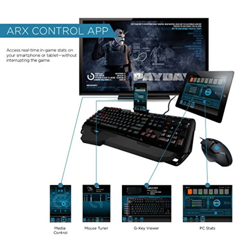 Logitech G910 Orion Spark - Gaming Wired Keyboard, Romer-G Tactile Switches, RGB Backlit, Black Color - Featured Image