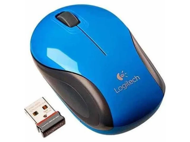 Logitech M187 - Wireless Optical Mouse, 1000 DPI, Blue / Black color - Featured Image