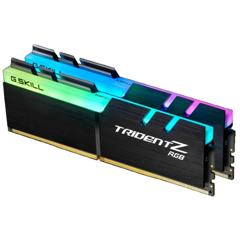 G.Skill Trident Z RGB 32 GB - 2 x 16GB, DDR4 288-pin DIMM, 3200MT/s, CL14, Black color - Featured Image