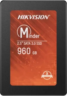 Hikvision 960GB 2.5" SATA III SSD – 6Gb/s, 3D NAND, Up to 550MB/s Read, Internal Solid State Drive for Laptop & Desktop, 7mm Slim Design, High Reliability Storage