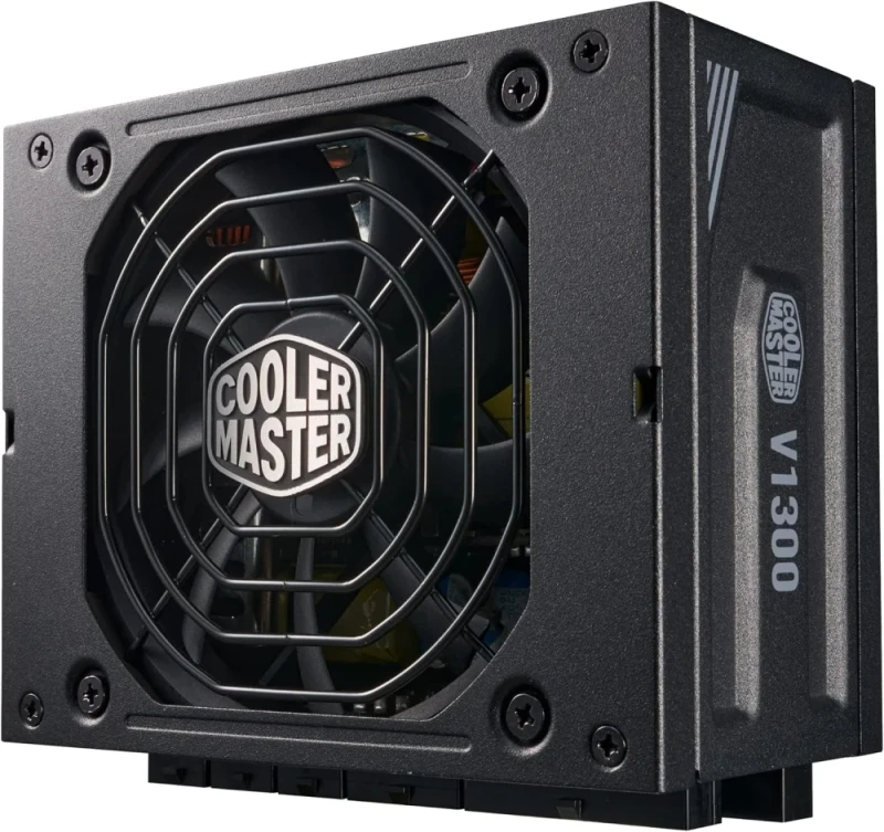Cooler Master V SFX Platinum 1300W Fully Modular Power Supply (MPZ-D001-SFBP-BUK) – 80 PLUS Platinum, SFX Form Factor, ATX 3.0 & PCIe 5.0 Ready with 12VHPWR, 92mm FDB Fan, SFX-to-ATX Bracket, 4x PCIe 6+2, 12x SATA, Active PFC - Featured Image