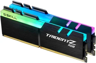 G.SKILL Trident Z RGB 64GB (2x32GB) DDR4-4000 Desktop Memory Kit, CL18-22-22-42, 1.40V, PC4-32000, 288-Pin DIMM, Intel XMP 2.0, Dual-Channel High-Performance RGB RAM with Aluminum Heatspreader – F4-4000C18D-64GTZR
