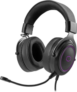 Cooler Master CH331 RGB USB Gaming Headset – 50mm Drivers, Virtual 7.1 Surround Sound, Omnidirectional Detachable Boom Microphone, 20–20000Hz Frequency Response, Inline Audio Controls, RGB Lighting, 2.2m USB-A Cable, Over-Ear PU Leather Earcups for PC