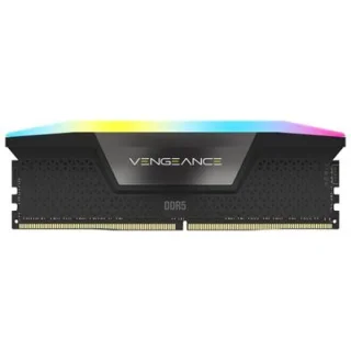 Corsair Vengeance RGB 64 GB - 2 x 32GB, DDR5 288-pin DIMM, 6400MT/s, CL32, Black color