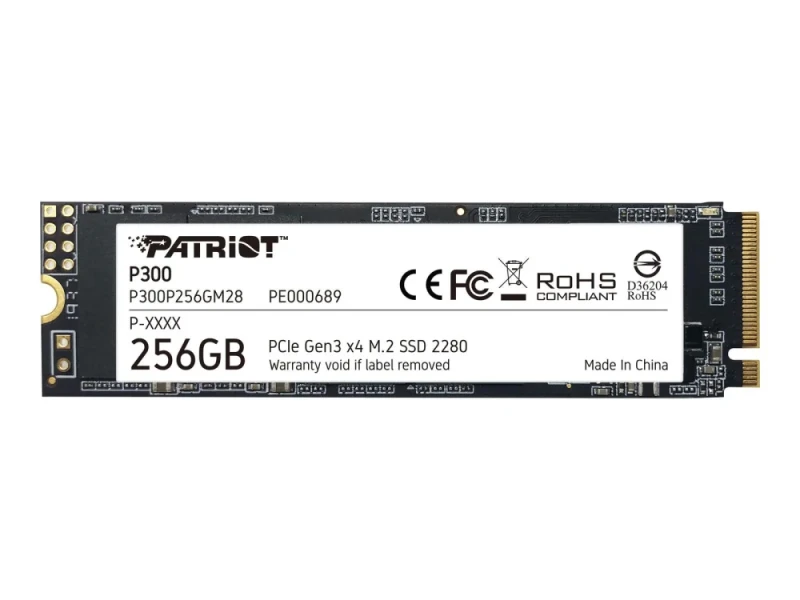 Patriot P300 - 256 GB SSD, M.2 PCIe 3.0 X4, M.2-2280 - Featured Image