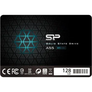 Silicon Power A55 - 128 GB SSD, SATA 6.0 Gb/s, 2.5"