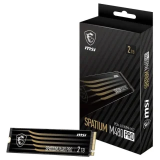 MSI SPATIUM M480 PRO - 2 TB SSD, M.2 PCIe 4.0 X4, M.2-2280, 2048 MB Cache memory