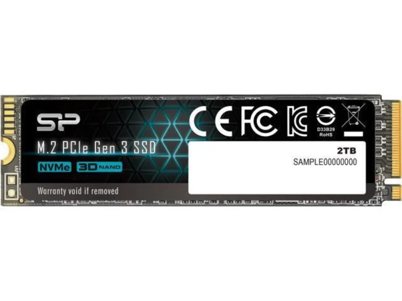 Silicon Power P34A60 - 2 TB SSD, M.2 PCIe 3.0 X4, M.2-2280 - Featured Image
