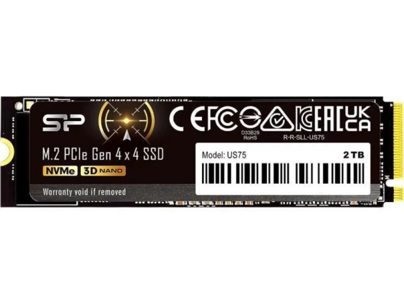 Silicon Power US75 - 2 TB SSD, M.2 PCIe 4.0 X4, M.2-2280 - Featured Image
