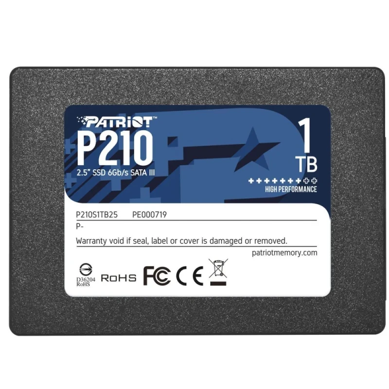Patriot P210 - 1 TB SSD, SATA 6.0 Gb/s, 2.5" - Featured Image